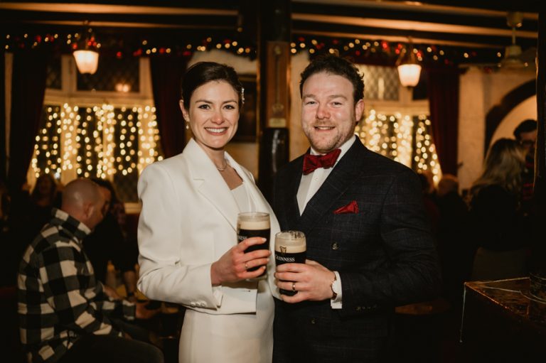 EJ & Brian Smock Alley Theatre​ weddingwithme.com